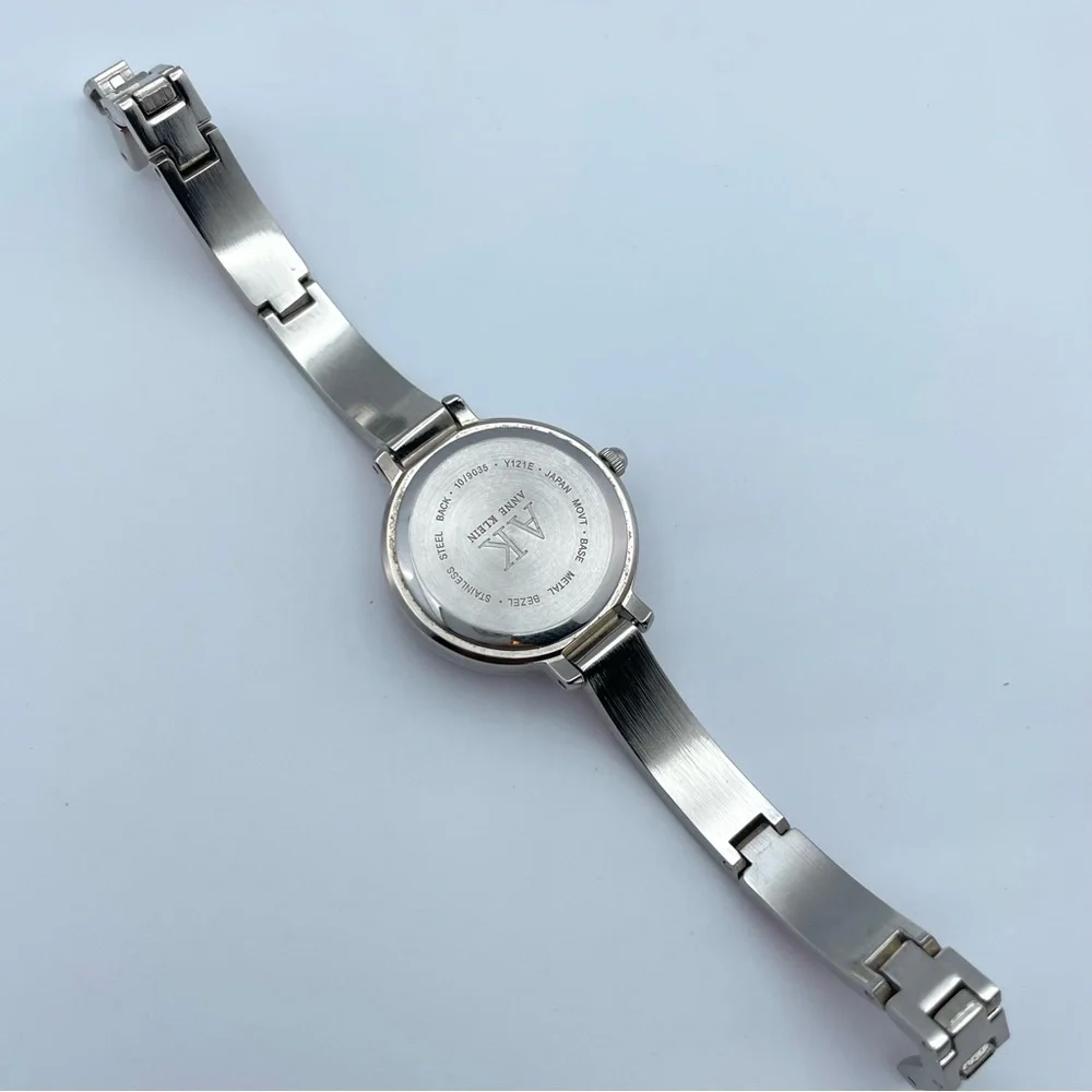 Anne Klein Pink Enamel Bangle Watch AK/10/9035 – New Battery